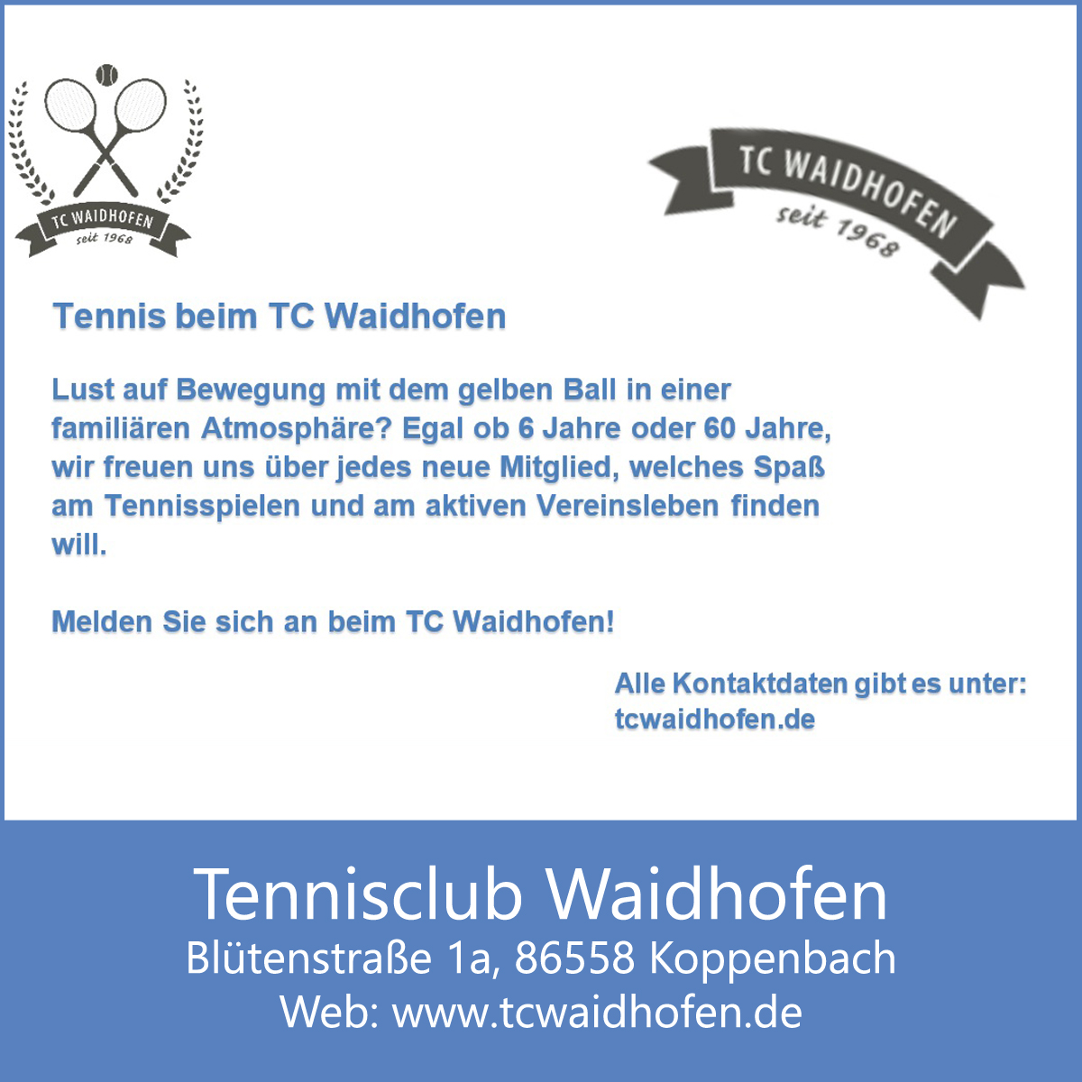 TC Waidhofen Werbung